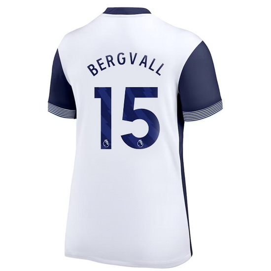 2024/25 Lucas Bergvall #15 Home Women's Soccer Jersey