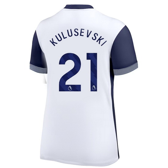 2024/25 Dejan Kulusevski #21 Home Women's Soccer Jersey