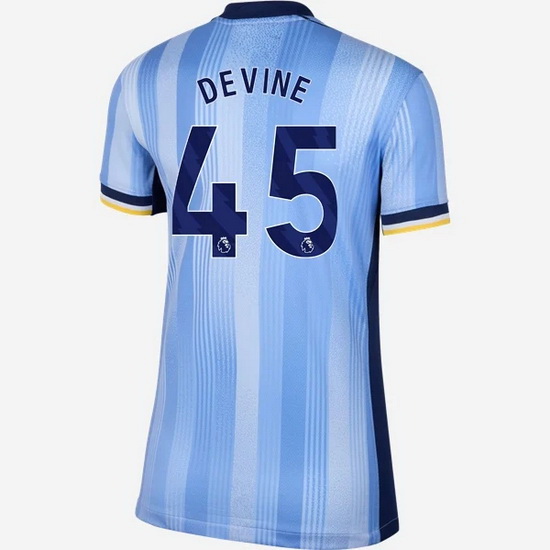 2024/25 Alfie Devine #45 Away Women's Soccer Jersey - Click Image to Close