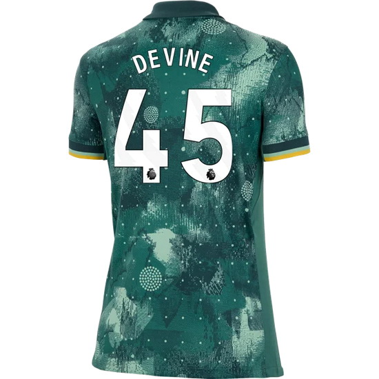 2024/25 Alfie Devine #45 Third Women's Soccer Jersey