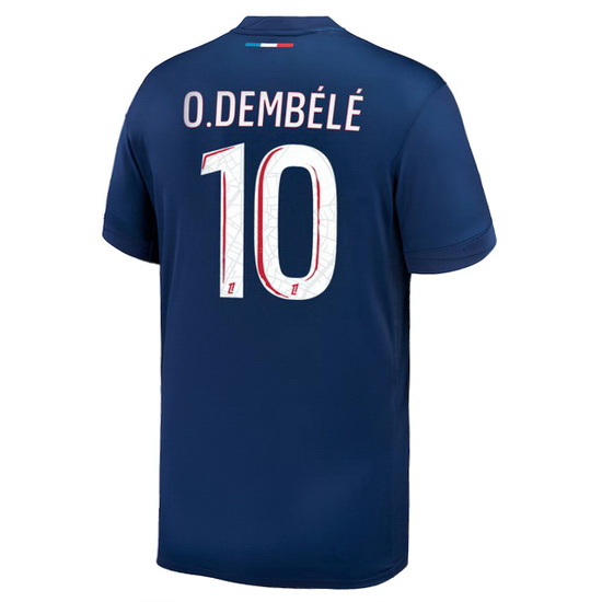 2024/25 Ousmane Dembele #10 Home Men's Soccer Jersey