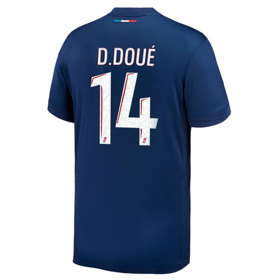 2024/25 Desire Doue #14 Home Men's Soccer Jersey - Click Image to Close