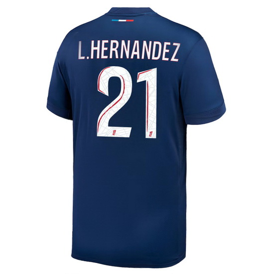 2024/25 Lucas Hernandez #21 Home Men's Soccer Jersey