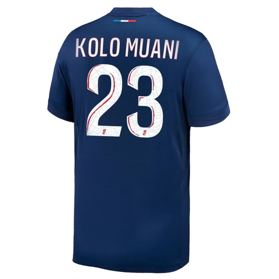 2024/25 Randal Kolo Muani #23 Home Men's Soccer Jersey - Click Image to Close