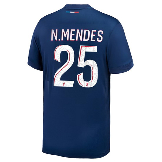 2024/25 Nuno Mendes #25 Home Men's Soccer Jersey - Click Image to Close