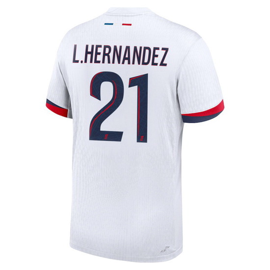 2024/25 Lucas Hernandez #21 Away Men's Soccer Jersey