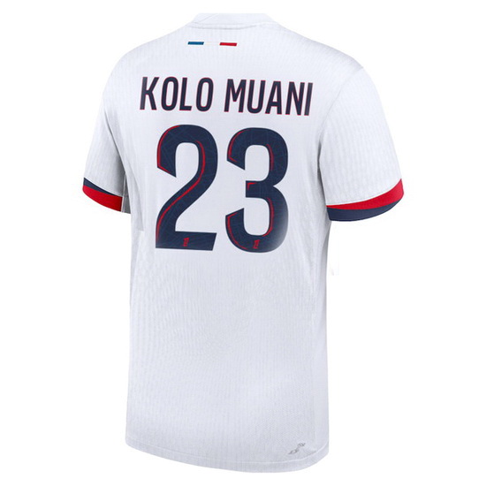 2024/25 Randal Kolo Muani #23 Away Men's Soccer Jersey