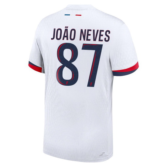 2024/25 Joao Neves #87 Away Men's Soccer Jersey