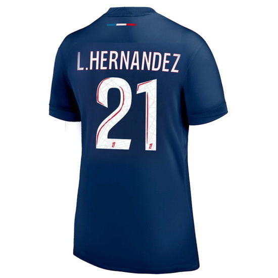 2024/25 Lucas Hernandez #21 Home Women's Soccer Jersey - Click Image to Close