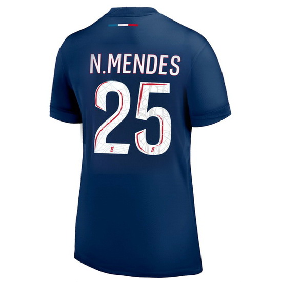 2024/25 Nuno Mendes #25 Home Women's Soccer Jersey - Click Image to Close