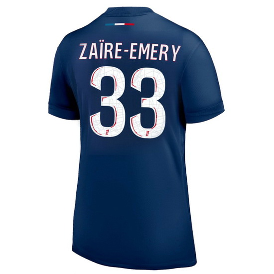 2024/25 Warren Zaire-Emery #33 Home Women's Soccer Jersey