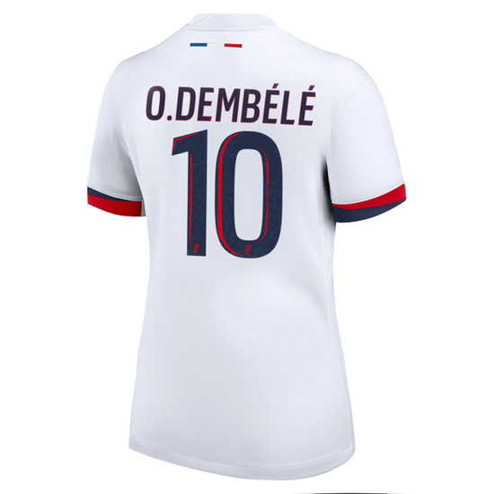 2024/25 Ousmane Dembele #10 Away Women's Soccer Jersey