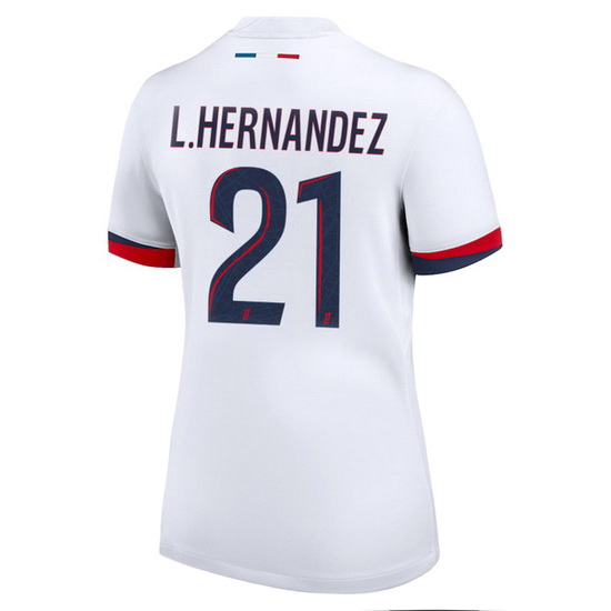 2024/25 Lucas Hernandez #21 Away Women's Soccer Jersey - Click Image to Close