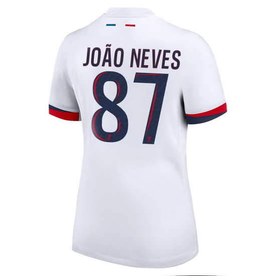 2024/25 Joao Neves #87 Away Women's Soccer Jersey