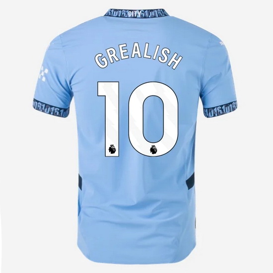 2024/25 Jack Grealish #10 Home Men's Soccer Jersey - Click Image to Close