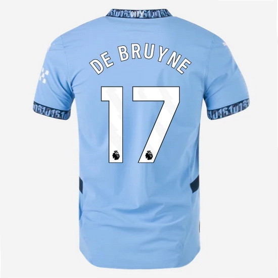 2024/25 Kevin De Bruyne #17 Home Men's Soccer Jersey