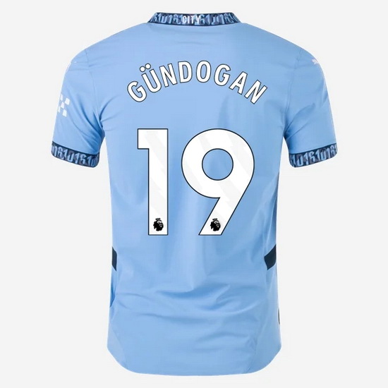 2024/25 Ilkay Gundogan #19 Home Men's Soccer Jersey