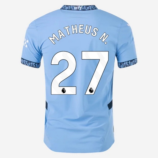 2024/25 Matheus Nunes #27 Home Men's Soccer Jersey - Click Image to Close