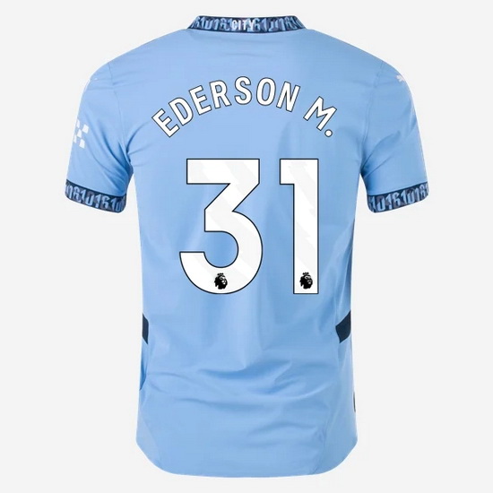 2024/25 Ederson #31 Home Men's Soccer Jersey