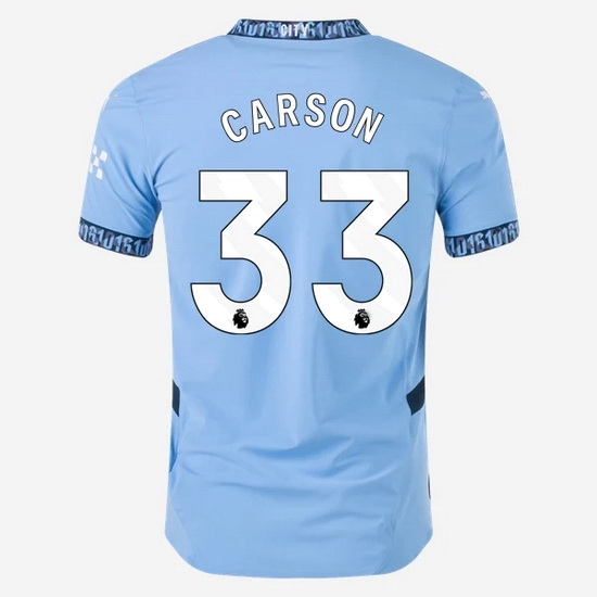 2024/25 Scott Carson #33 Home Men's Soccer Jersey - Click Image to Close