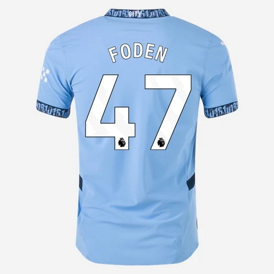 2024/25 Phil Foden #47 Home Men's Soccer Jersey - Click Image to Close