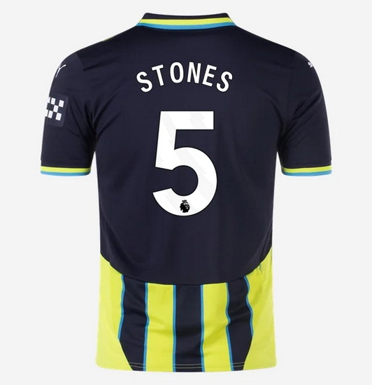 2024/25 John Stones #5 Away Men's Soccer Jersey - Click Image to Close