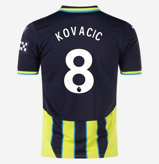 2024/25 Mateo Kovacic #8 Away Men's Soccer Jersey - Click Image to Close