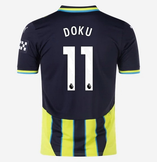 2024/25 Jeremy Doku #11 Away Men's Soccer Jersey