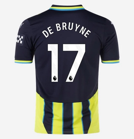 2024/25 Kevin De Bruyne #17 Away Men's Soccer Jersey