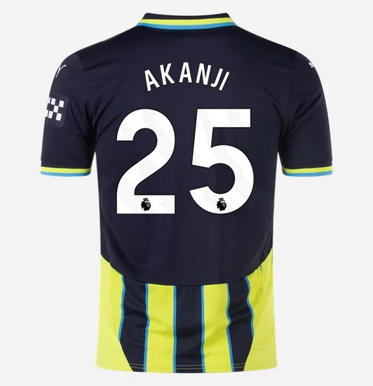 2024/25 Manuel Akanji #25 Away Men's Soccer Jersey - Click Image to Close