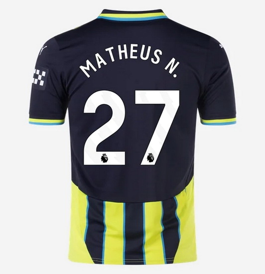 2024/25 Matheus Nunes #27 Away Men's Soccer Jersey