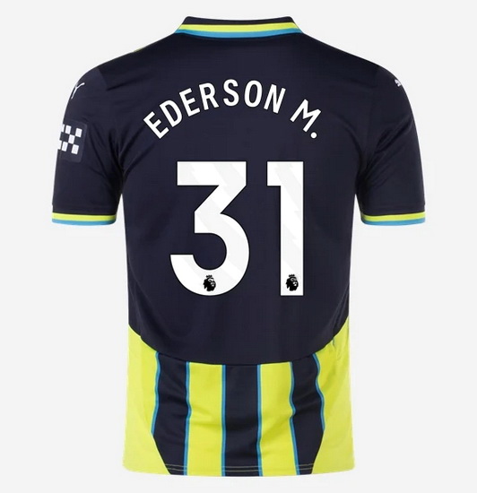 2024/25 Ederson #31 Away Men's Soccer Jersey