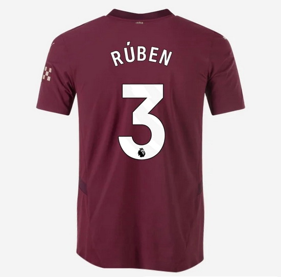 2024/25 Ruben Dias #3 Third Men's Soccer Jersey