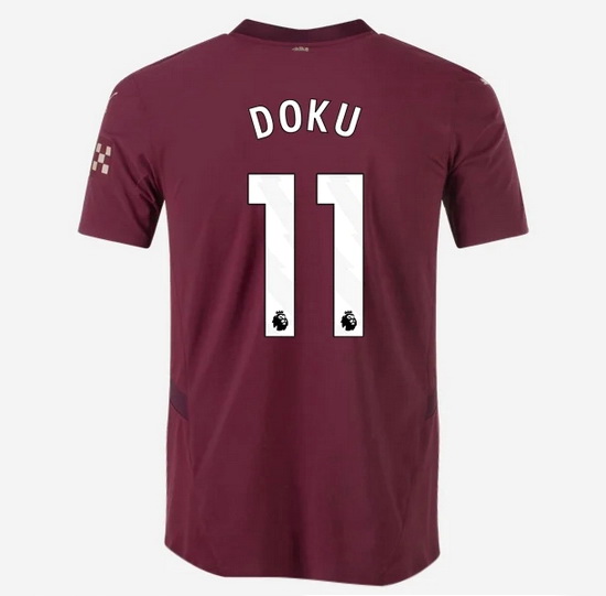 2024/25 Jeremy Doku #11 Third Men's Soccer Jersey