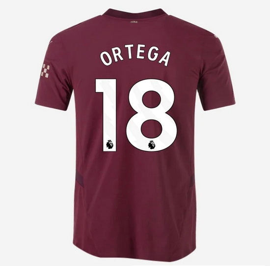 2024/25 Stefan Ortega #18 Third Men's Soccer Jersey - Click Image to Close