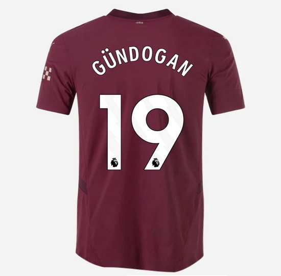 2024/25 Ilkay Gundogan #19 Third Men's Soccer Jersey