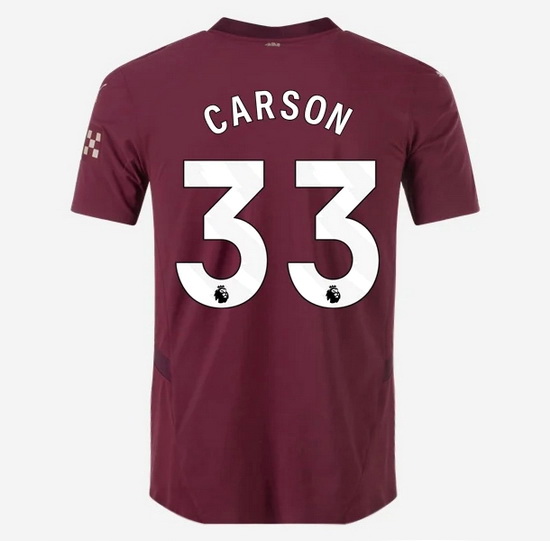 2024/25 Scott Carson #33 Third Men's Soccer Jersey