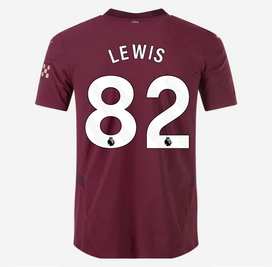 2024/25 Rico Lewis #82 Third Men's Soccer Jersey - Click Image to Close