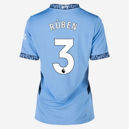 2024/25 Ruben Dias #3 Home Women's Soccer Jersey