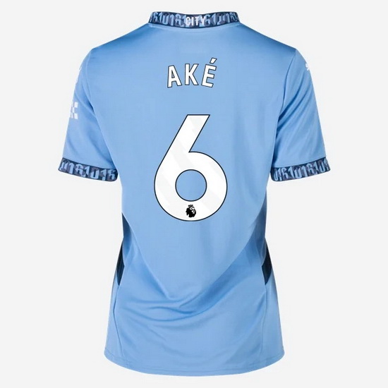 2024/25 Nathan Ake #6 Home Women's Soccer Jersey