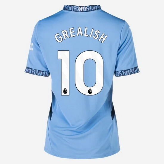 2024/25 Jack Grealish #10 Home Women's Soccer Jersey - Click Image to Close