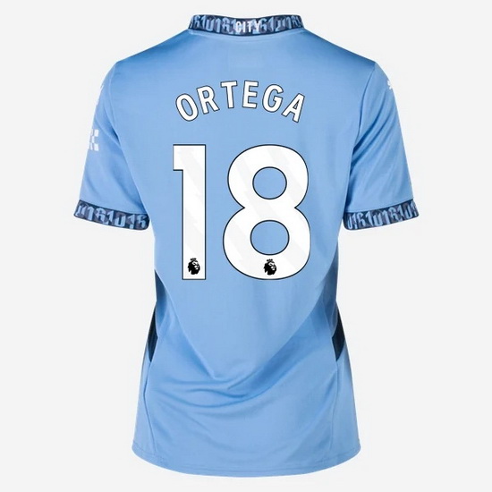 2024/25 Stefan Ortega #18 Home Women's Soccer Jersey