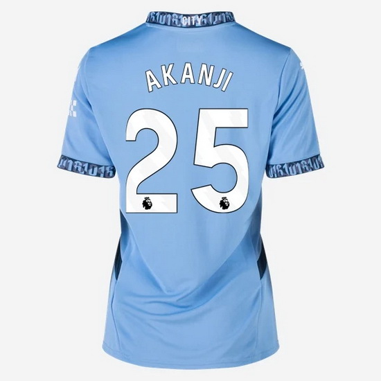 2024/25 Manuel Akanji #25 Home Women's Soccer Jersey - Click Image to Close