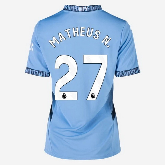 2024/25 Matheus Nunes #27 Home Women's Soccer Jersey - Click Image to Close