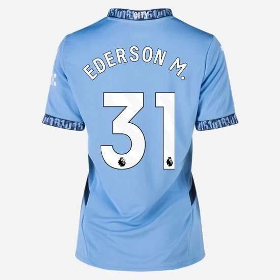 2024/25 Ederson #31 Home Women's Soccer Jersey