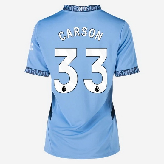 2024/25 Scott Carson #33 Home Women's Soccer Jersey - Click Image to Close