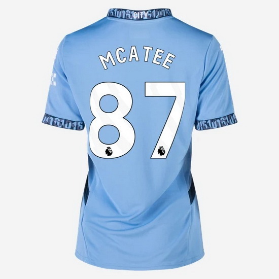 2024/25 James McAtee #87 Home Women's Soccer Jersey - Click Image to Close