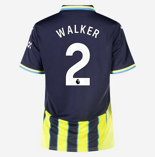 2024/25 Kyle Walker #2 Away Women's Soccer Jersey - Click Image to Close