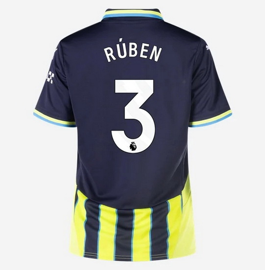 2024/25 Ruben Dias #3 Away Women's Soccer Jersey - Click Image to Close