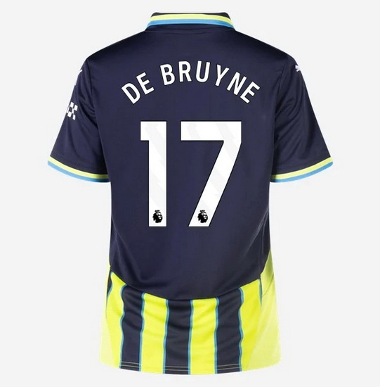 2024/25 Kevin De Bruyne #17 Away Women's Soccer Jersey